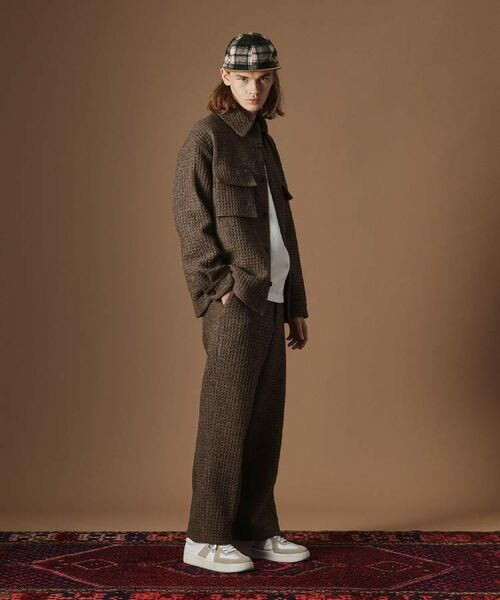 TAKEO KIKUCHI / タケオキクチ シャツ・ブラウス | ウールワッフルオーバーシャツ | 詳細18