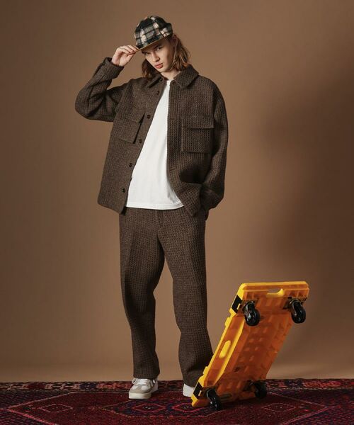 TAKEO KIKUCHI / タケオキクチ シャツ・ブラウス | ウールワッフルオーバーシャツ | 詳細19