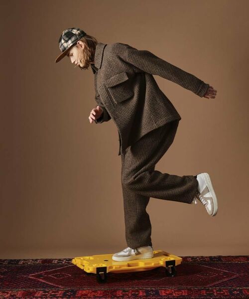 TAKEO KIKUCHI / タケオキクチ シャツ・ブラウス | ウールワッフルオーバーシャツ | 詳細22