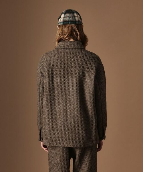 TAKEO KIKUCHI / タケオキクチ シャツ・ブラウス | ウールワッフルオーバーシャツ | 詳細3