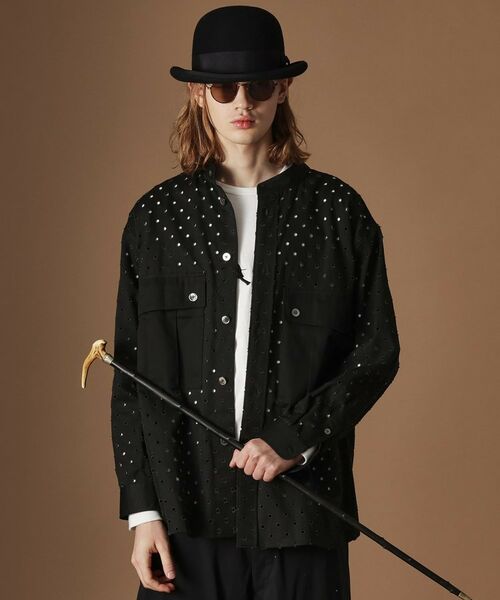 TAKEO KIKUCHI / タケオキクチ シャツ・ブラウス | ツイルオパールオーバーシャツ | 詳細10