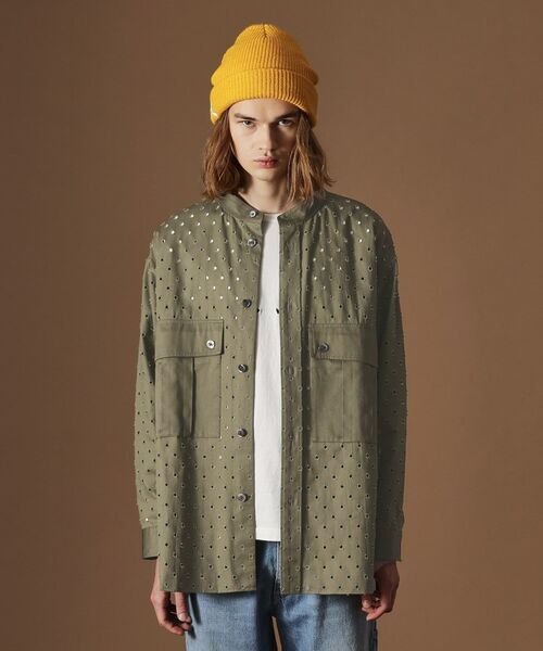 TAKEO KIKUCHI / タケオキクチ シャツ・ブラウス | ツイルオパールオーバーシャツ | 詳細2