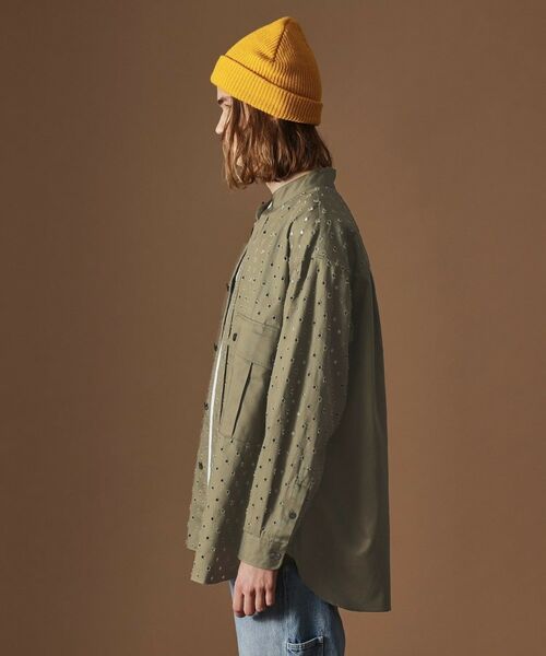 TAKEO KIKUCHI / タケオキクチ シャツ・ブラウス | ツイルオパールオーバーシャツ | 詳細3