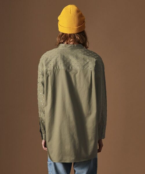 TAKEO KIKUCHI / タケオキクチ シャツ・ブラウス | ツイルオパールオーバーシャツ | 詳細4