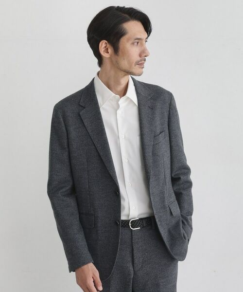 TAKEO KIKUCHI / タケオキクチ テーラードジャケット | 【Sサイズ～】尾州織 ピンヘッドムリネ ジャケット | 詳細13