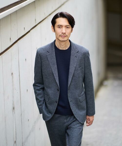 TAKEO KIKUCHI / タケオキクチ テーラードジャケット | 【Sサイズ～】尾州織 ピンヘッドムリネ ジャケット | 詳細28