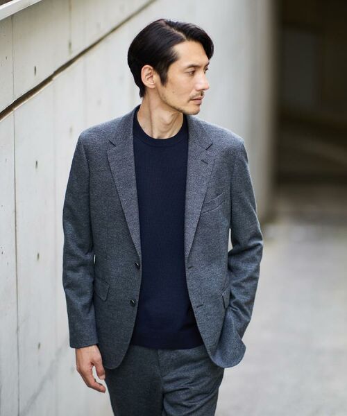 TAKEO KIKUCHI / タケオキクチ テーラードジャケット | 【Sサイズ～】尾州織 ピンヘッドムリネ ジャケット | 詳細29