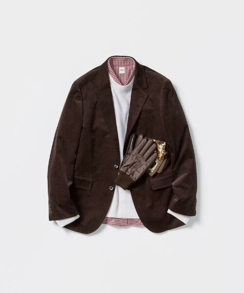 TAKEO KIKUCHI / タケオキクチ テーラードジャケット | 【Sサイズ～】ストレッチコーデュロイ ジャケット | 詳細1