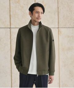 TAKEO KIKUCHI / タケオキクチ レザーブルゾン・ジャケット | 【JUST ONE LAYER】ダウンファブリック ジップアップ リブ ブルゾン