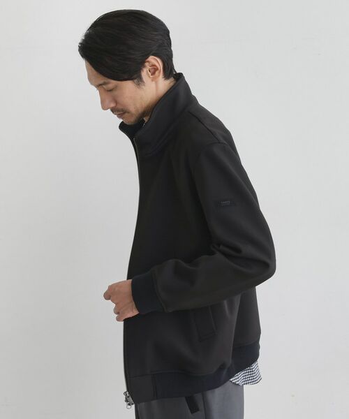 TAKEO KIKUCHI / タケオキクチ レザーブルゾン・ジャケット | 【JUST ONE LAYER】ダウンファブリック ジップアップ リブ ブルゾン | 詳細12