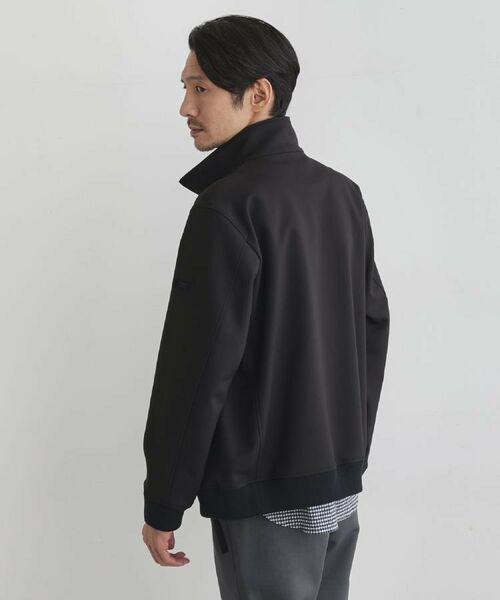 TAKEO KIKUCHI / タケオキクチ レザーブルゾン・ジャケット | 【JUST ONE LAYER】ダウンファブリック ジップアップ リブ ブルゾン | 詳細13