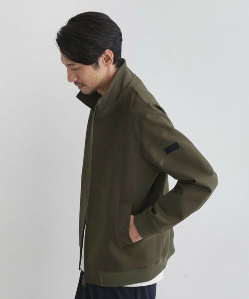 TAKEO KIKUCHI / タケオキクチ レザーブルゾン・ジャケット | 【JUST ONE LAYER】ダウンファブリック ジップアップ リブ ブルゾン | 詳細18