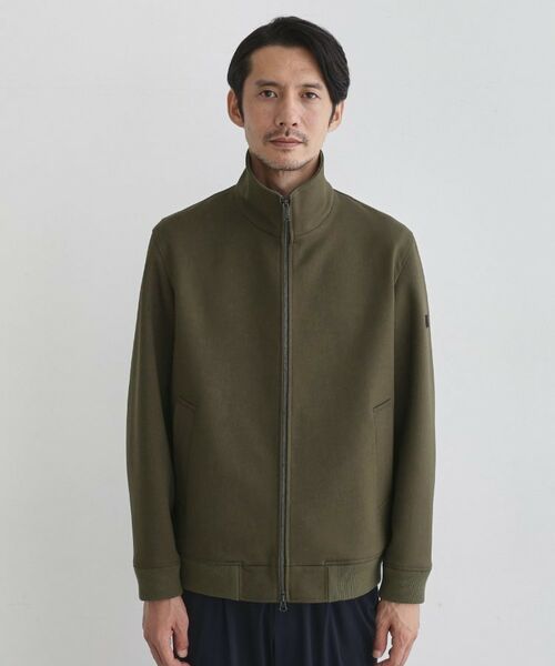 TAKEO KIKUCHI / タケオキクチ レザーブルゾン・ジャケット | 【JUST ONE LAYER】ダウンファブリック ジップアップ リブ ブルゾン | 詳細2