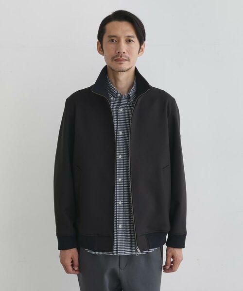 TAKEO KIKUCHI / タケオキクチ レザーブルゾン・ジャケット | 【JUST ONE LAYER】ダウンファブリック ジップアップ リブ ブルゾン | 詳細22