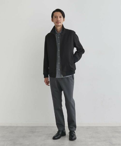 TAKEO KIKUCHI / タケオキクチ レザーブルゾン・ジャケット | 【JUST ONE LAYER】ダウンファブリック ジップアップ リブ ブルゾン | 詳細25