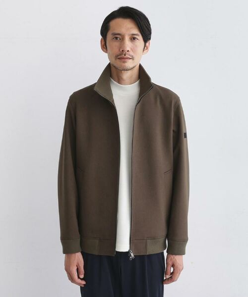 TAKEO KIKUCHI / タケオキクチ レザーブルゾン・ジャケット | 【JUST ONE LAYER】ダウンファブリック ジップアップ リブ ブルゾン | 詳細27