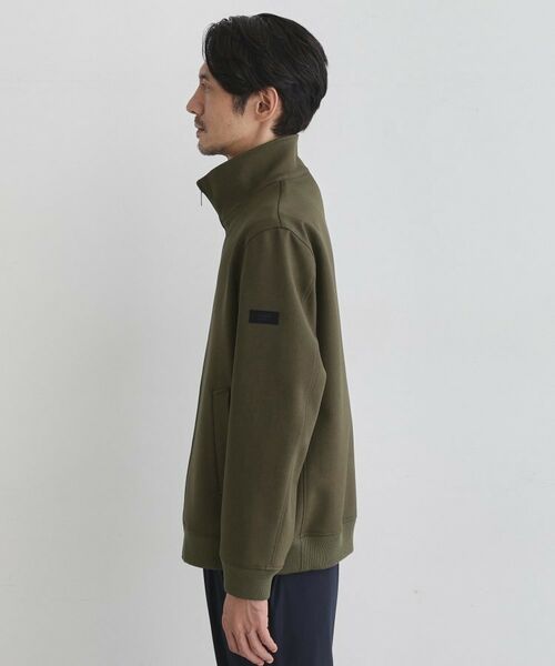 TAKEO KIKUCHI / タケオキクチ レザーブルゾン・ジャケット | 【JUST ONE LAYER】ダウンファブリック ジップアップ リブ ブルゾン | 詳細3