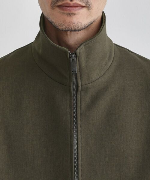 TAKEO KIKUCHI / タケオキクチ レザーブルゾン・ジャケット | 【JUST ONE LAYER】ダウンファブリック ジップアップ リブ ブルゾン | 詳細5