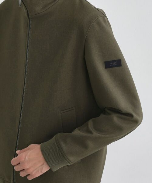 TAKEO KIKUCHI / タケオキクチ レザーブルゾン・ジャケット | 【JUST ONE LAYER】ダウンファブリック ジップアップ リブ ブルゾン | 詳細6