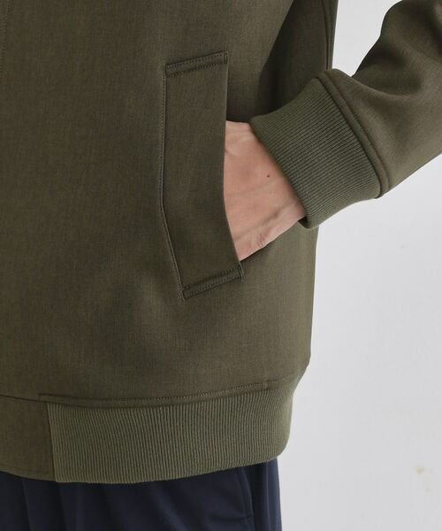 TAKEO KIKUCHI / タケオキクチ レザーブルゾン・ジャケット | 【JUST ONE LAYER】ダウンファブリック ジップアップ リブ ブルゾン | 詳細7