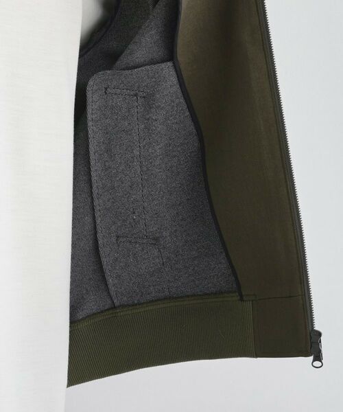 TAKEO KIKUCHI / タケオキクチ レザーブルゾン・ジャケット | 【JUST ONE LAYER】ダウンファブリック ジップアップ リブ ブルゾン | 詳細8