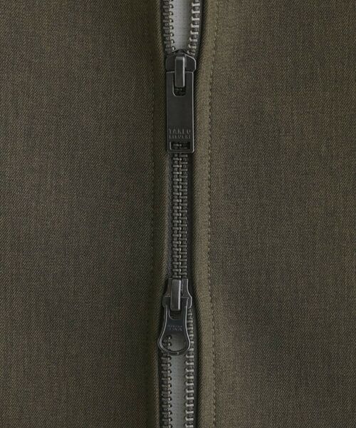 TAKEO KIKUCHI / タケオキクチ レザーブルゾン・ジャケット | 【JUST ONE LAYER】ダウンファブリック ジップアップ リブ ブルゾン | 詳細9