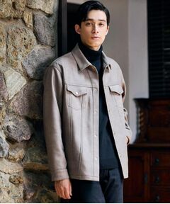 TAKEO KIKUCHI / タケオキクチ レザーブルゾン・ジャケット | 【JUST ONE LAYER】ダウンファブリック ブルゾン