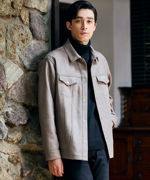 TAKEO KIKUCHI / タケオキクチ レザーブルゾン・ジャケット | 【JUST ONE LAYER】ダウンファブリック ブルゾン | 詳細11