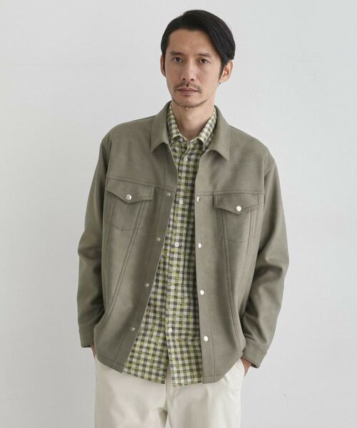 TAKEO KIKUCHI / タケオキクチ レザーブルゾン・ジャケット | 【JUST ONE LAYER】ダウンファブリック ブルゾン | 詳細13