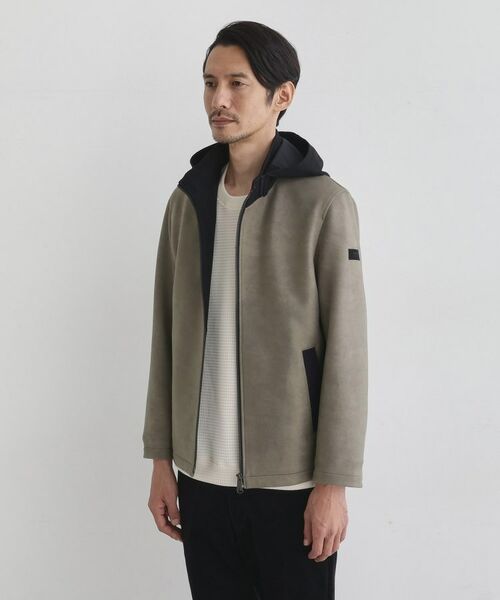 TAKEO KIKUCHI/タケオキクチ 【JUST ONE LAYER】ダウンファブリック ジップアップ フード ブルゾン カーキベージュ(053) 04(LL) TAKEO KIKUCHI/タケオキクチ 【JUST ONE LAYER】ダウンファブリック ジップアップ フード ブルゾン カーキベージュ(053) 04(LL)