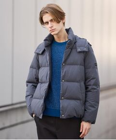 TAKEO KIKUCHI / タケオキクチ ダウンジャケット・ベスト | 【袖取り外し可】デタッチャブル ダウンブルゾン