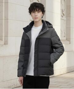 TAKEO KIKUCHI / タケオキクチ ダウンジャケット・ベスト | カラーコンビ ダウンブルゾン
