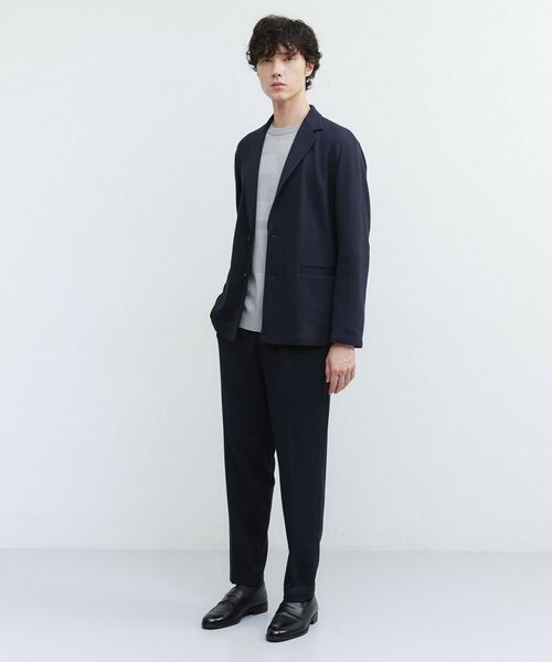 TAKEO KIKUCHI / タケオキクチ パンツ | 【JUST ONE LAYER】ダウンファブリック ポンチ スリムタック イージーパンツ | 詳細11