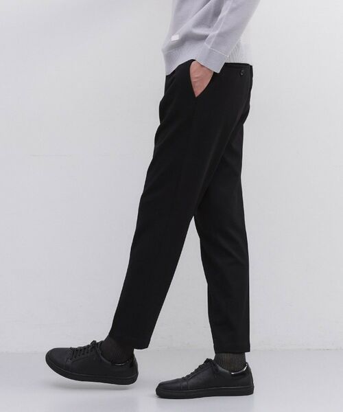 TAKEO KIKUCHI / タケオキクチ パンツ | 【JUST ONE LAYER】ダウンファブリック ポンチ スリムタック イージーパンツ | 詳細18