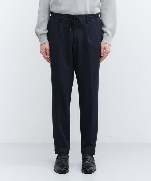 TAKEO KIKUCHI / タケオキクチ パンツ | 【JUST ONE LAYER】ダウンファブリック ポンチ スリムタック イージーパンツ | 詳細2