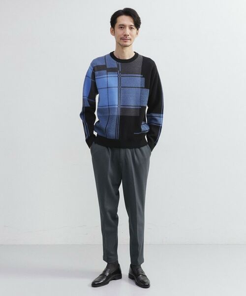 TAKEO KIKUCHI / タケオキクチ パンツ | 【JUST ONE LAYER】ダウンファブリック ポンチ スリムタック イージーパンツ | 詳細23