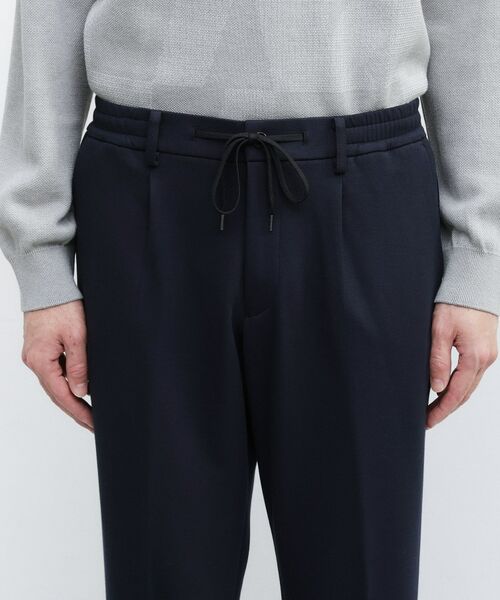 TAKEO KIKUCHI / タケオキクチ パンツ | 【JUST ONE LAYER】ダウンファブリック ポンチ スリムタック イージーパンツ | 詳細5
