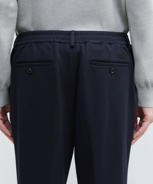 TAKEO KIKUCHI / タケオキクチ パンツ | 【JUST ONE LAYER】ダウンファブリック ポンチ スリムタック イージーパンツ | 詳細6