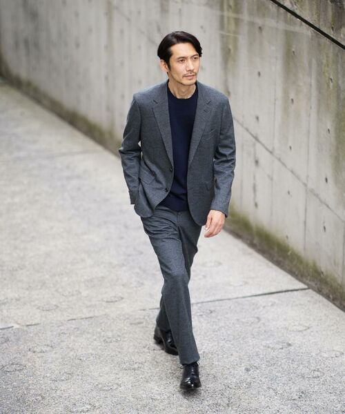 TAKEO KIKUCHI / タケオキクチ パンツ | 【Sサイズ～】尾州織 ピンヘッドムリネ パンツ | 詳細22