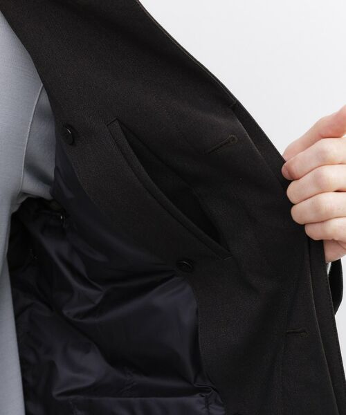TAKEO KIKUCHI / タケオキクチ ステンカラーコート | 【ダウンライナー付き】メランジ ステンカラー コート | 詳細12