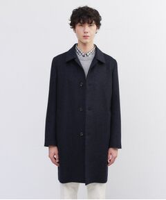 TAKEO KIKUCHI / タケオキクチ ステンカラーコート | カシミヤブレンド ビーバー調ステンカラーコート