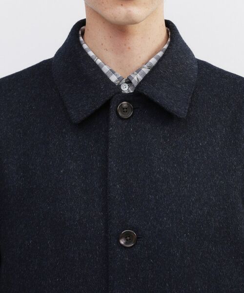 TAKEO KIKUCHI / タケオキクチ ステンカラーコート | カシミヤブレンド ビーバー調ステンカラーコート | 詳細10