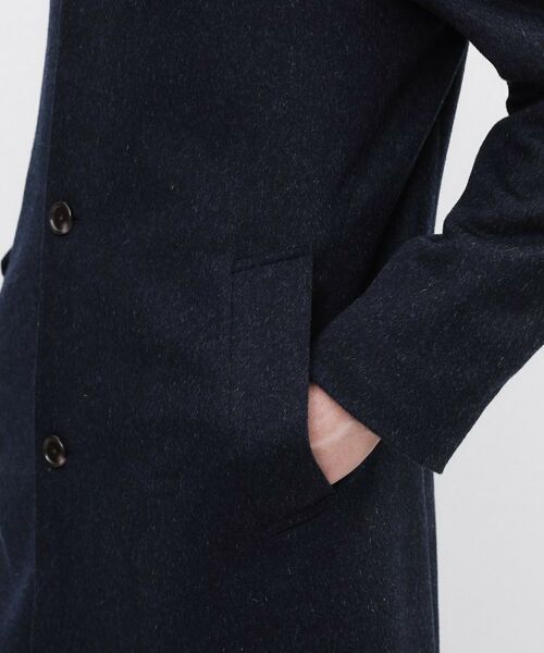 TAKEO KIKUCHI / タケオキクチ ステンカラーコート | カシミヤブレンド ビーバー調ステンカラーコート | 詳細12