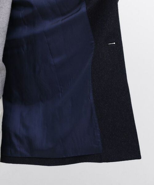 TAKEO KIKUCHI / タケオキクチ ステンカラーコート | カシミヤブレンド ビーバー調ステンカラーコート | 詳細13