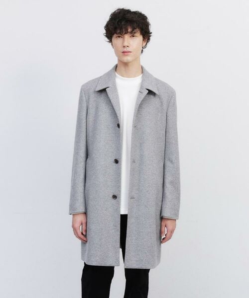 TAKEO KIKUCHI / タケオキクチ ステンカラーコート | カシミヤブレンド ビーバー調ステンカラーコート | 詳細19
