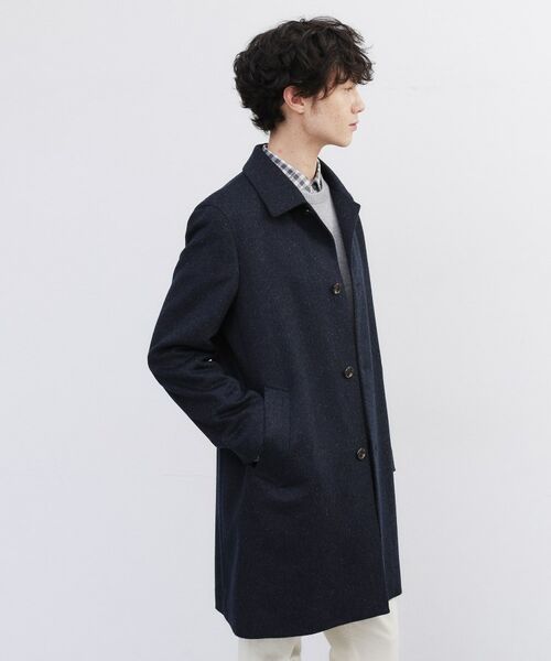 TAKEO KIKUCHI / タケオキクチ ステンカラーコート | カシミヤブレンド ビーバー調ステンカラーコート | 詳細28