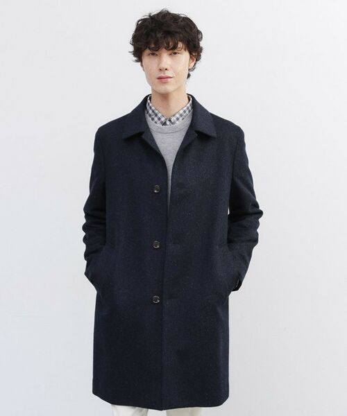 TAKEO KIKUCHI / タケオキクチ ステンカラーコート | カシミヤブレンド ビーバー調ステンカラーコート | 詳細29