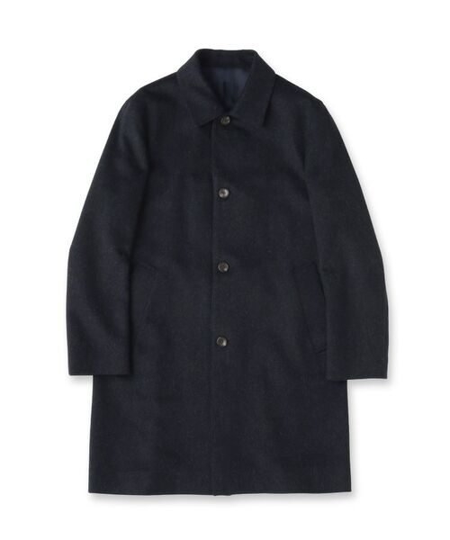 TAKEO KIKUCHI / タケオキクチ ステンカラーコート | カシミヤブレンド ビーバー調ステンカラーコート | 詳細6