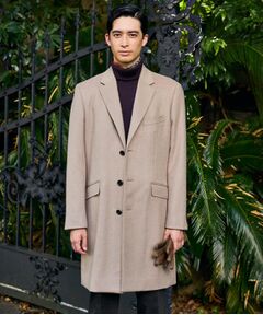 TAKEO KIKUCHI / タケオキクチ その他アウター | カシミヤブレンド ビーバー調チェスターコート