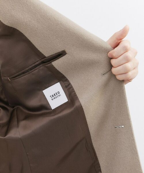 TAKEO KIKUCHI / タケオキクチ その他アウター | カシミヤブレンド ビーバー調チェスターコート | 詳細11